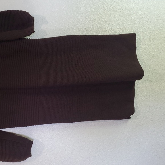 Michael Kors Elegant Brown 3/4 Knitted Dress - Picture 3 of 6